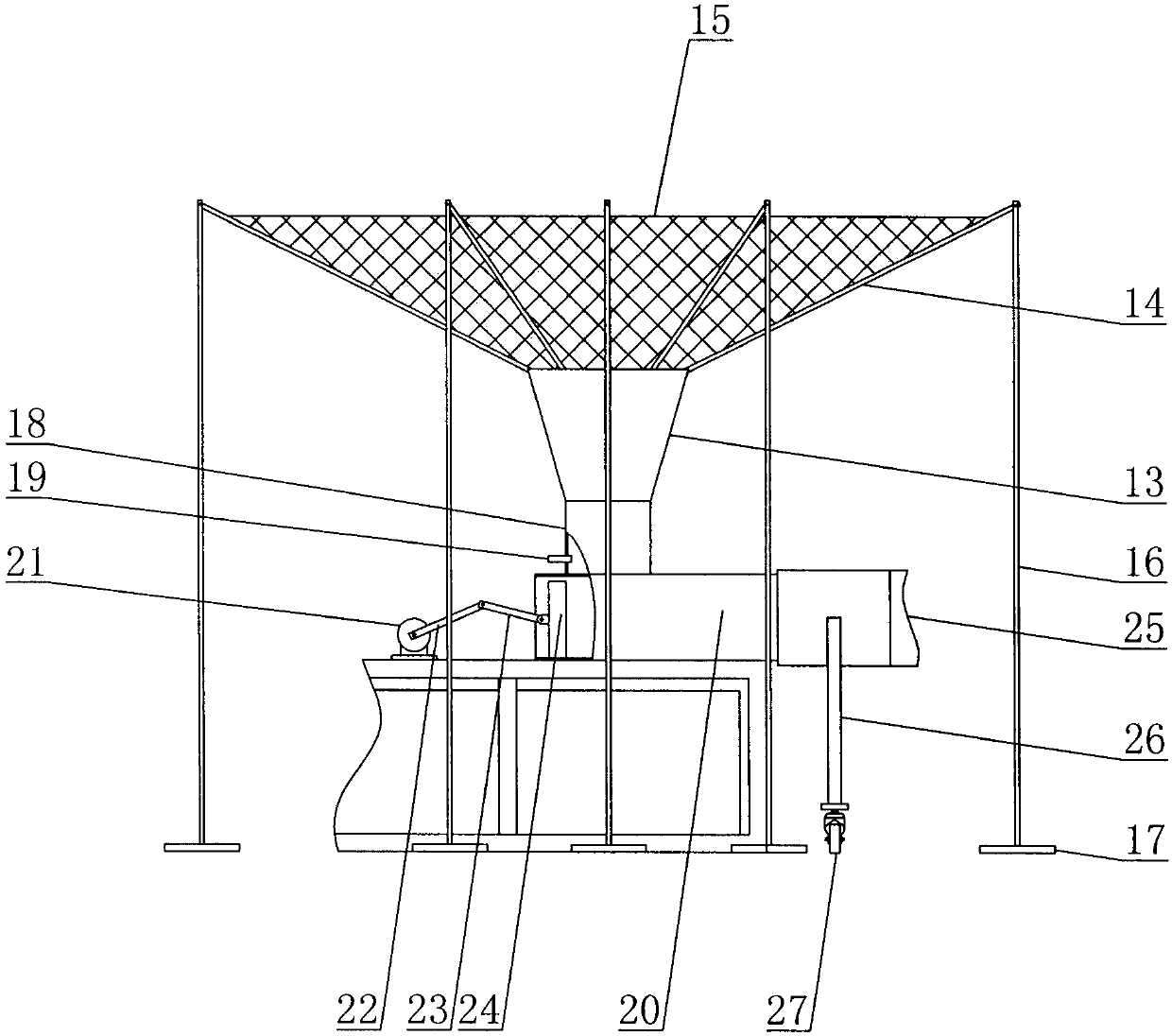 A basketball shooting training device