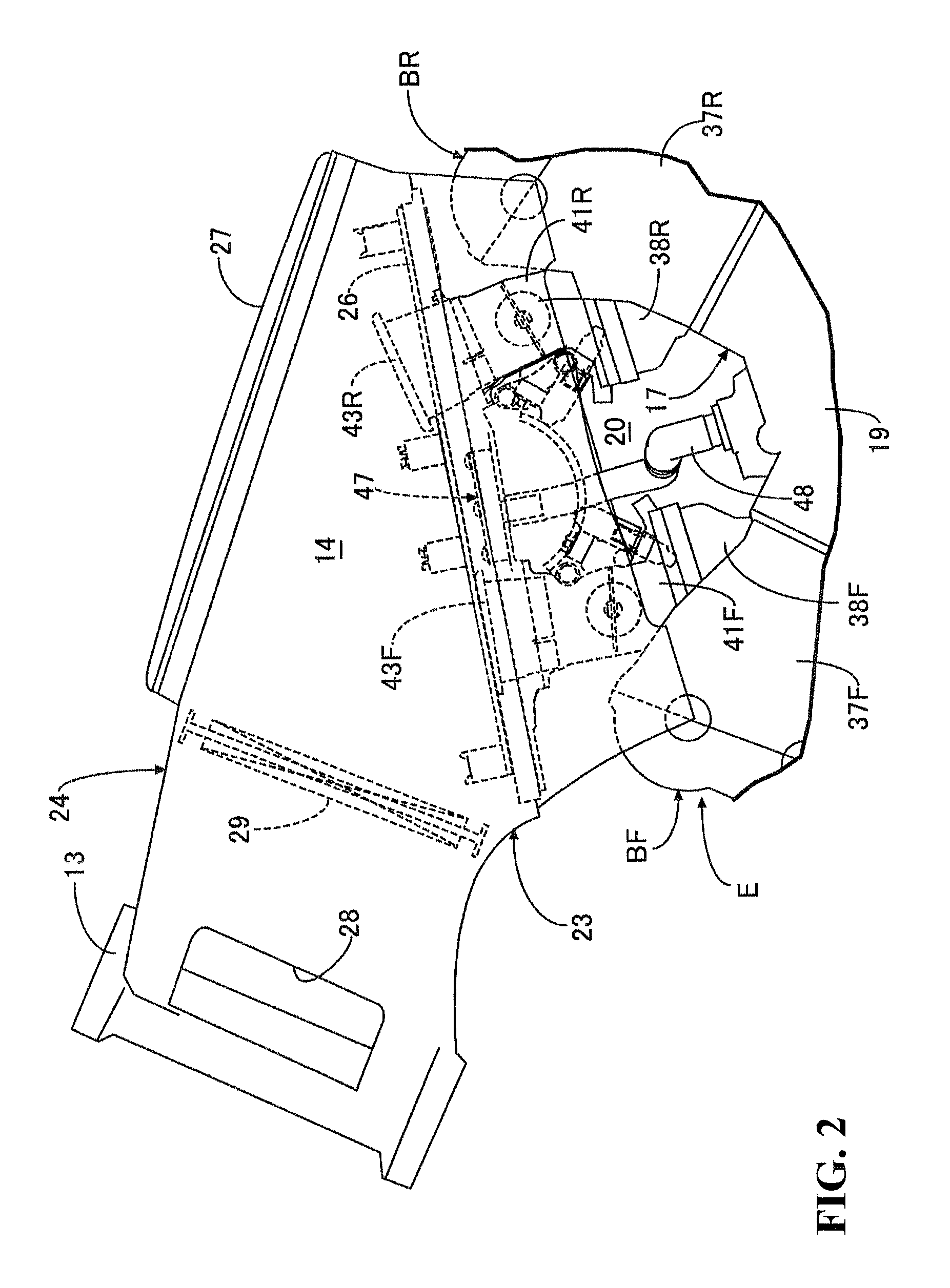 Breather apparatus for internal combustion engine for vehicle