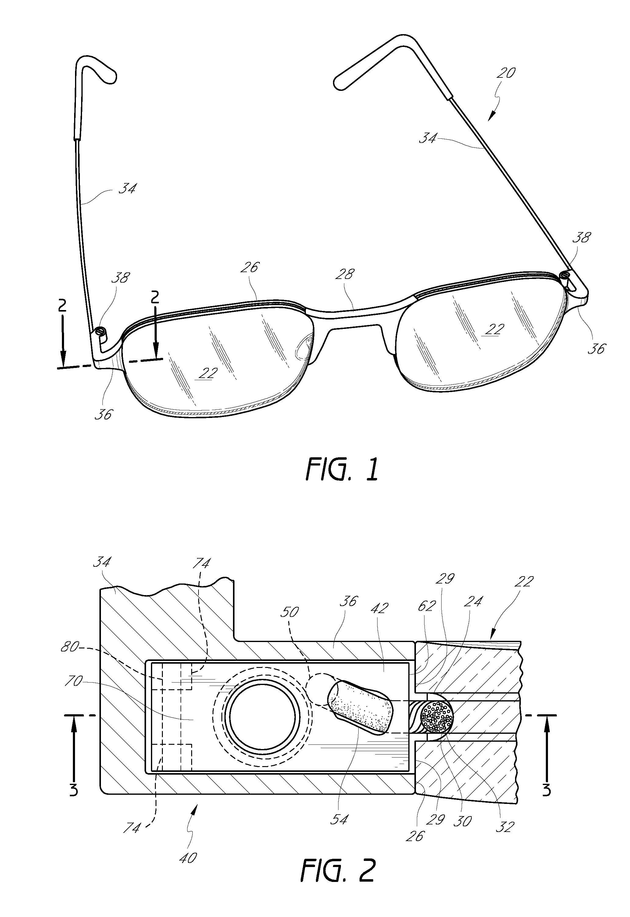 Eyewear with eyewire tensioning assembly
