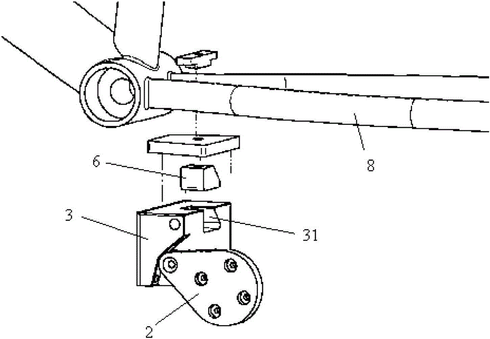 Electric driving device used for non-motor vehicle