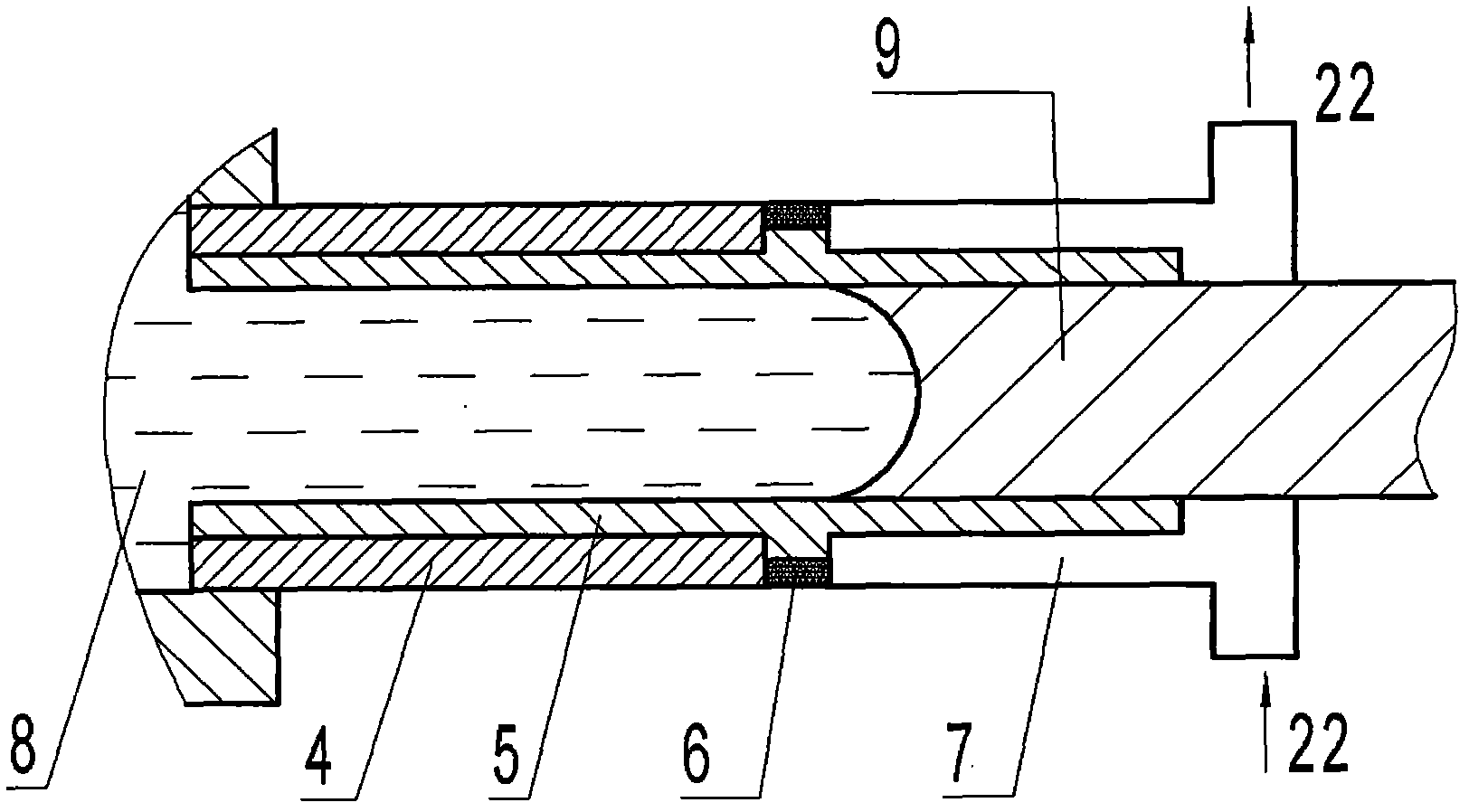 Device and method for continuously preparing bulk amorphous alloy ingots