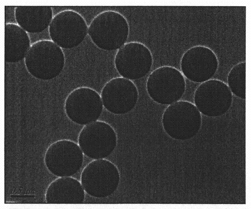 Method for preparing cation polystyrene template based on porous materials