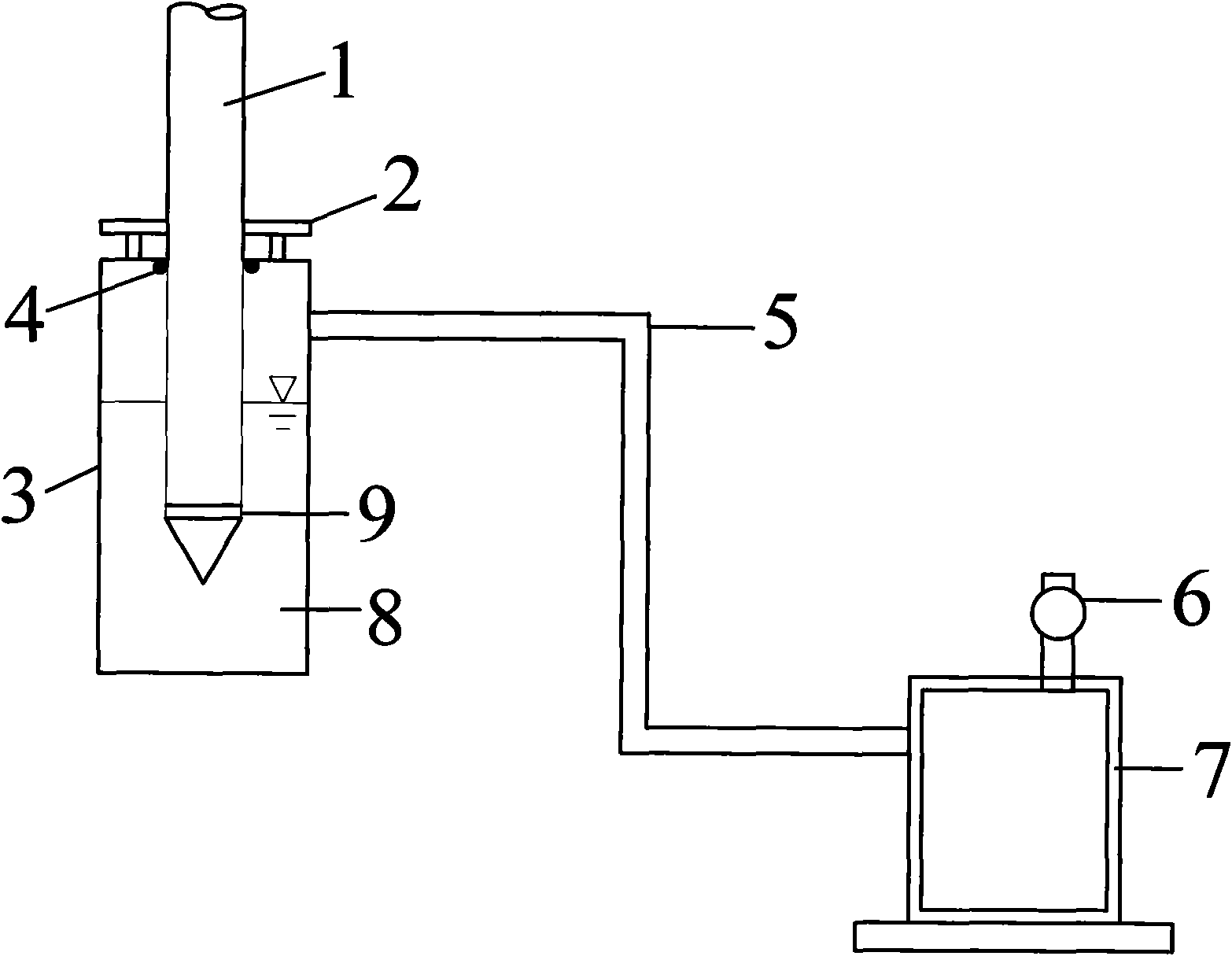 Saturation device for piezocone penetration field probe and filter ring thereof