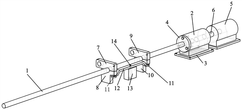 Separate Hopkinson rod tension/compression-torsion dynamic compound loading device and operation method