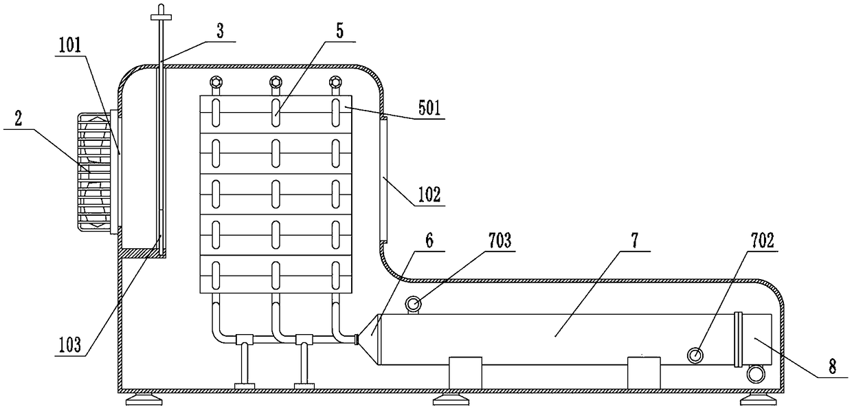 Condenser equipment for environmental engineering