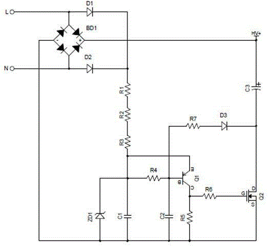 Surge current suppression circuit