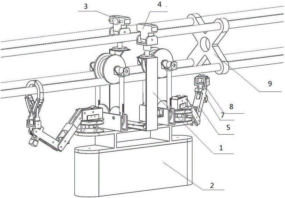 Line patrol robot for comprehensively monitoring power lines and method thereof