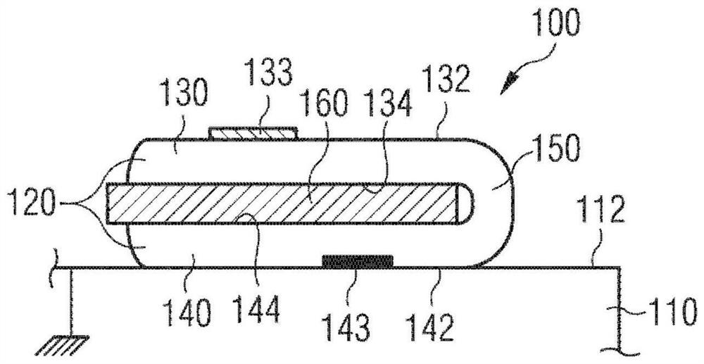 Lighting module for motor vehicles with ground connection