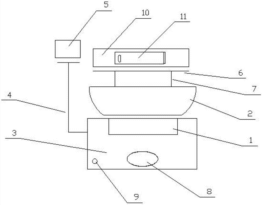 Temperature-controlled food frying device