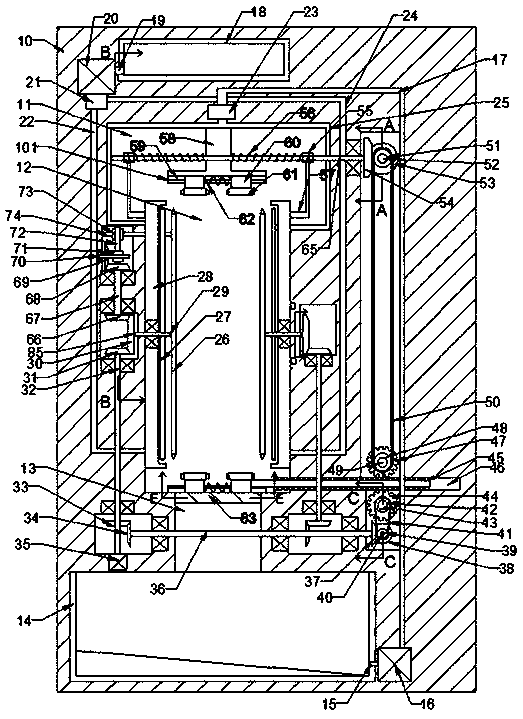 A multi-directional glass edging device