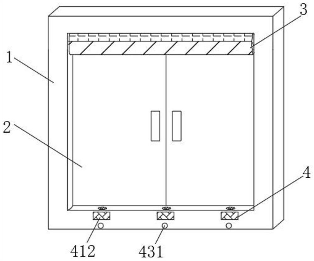 Household multi-control fire exit door