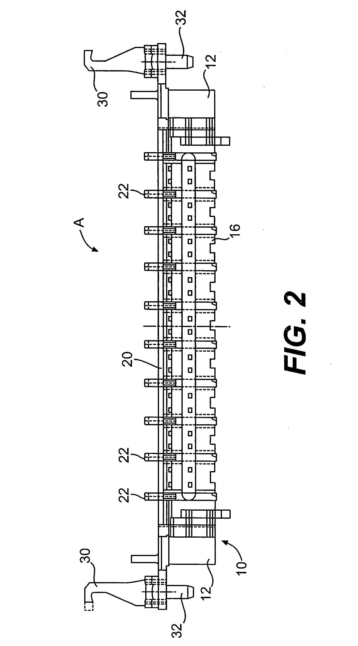 Apparatus and method for forming tapered products