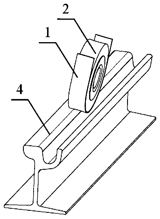 Abrasive belt grinding type all-type steel rail grinding device and method