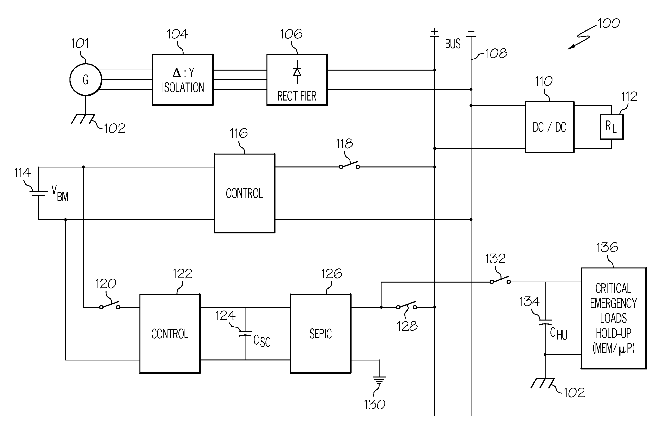 Battery supplementing super capacitor energy storage charge and discharge converter