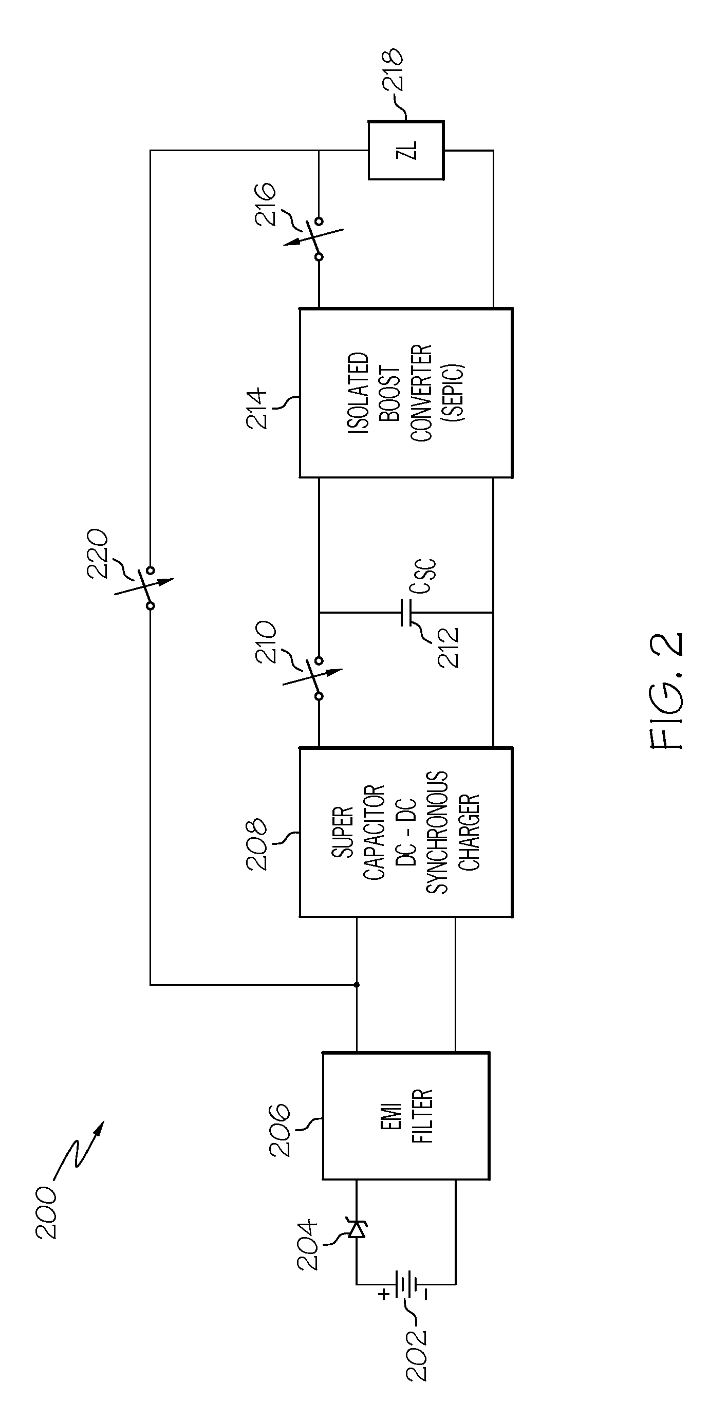 Battery supplementing super capacitor energy storage charge and discharge converter