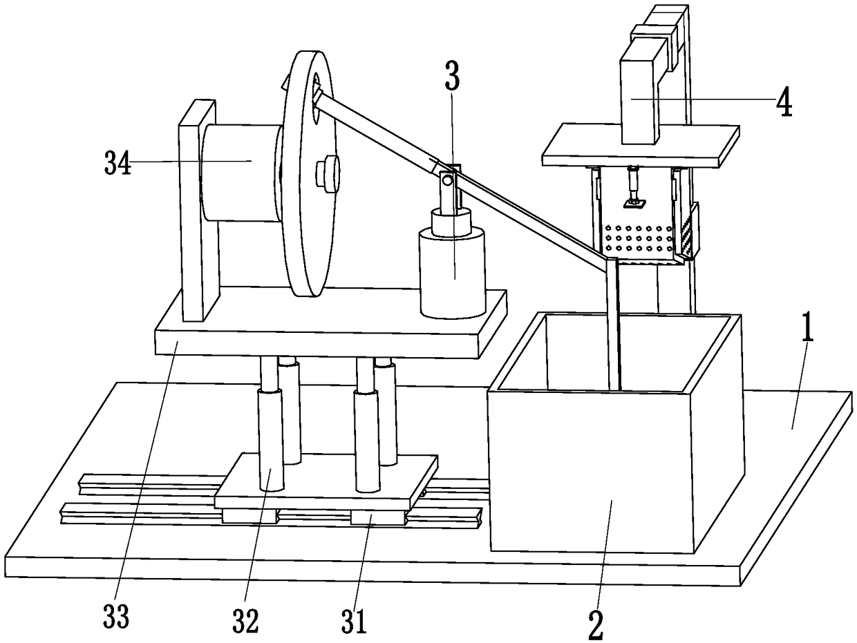 Aluminum processing melting slag cleaning production line and production processing method thereof