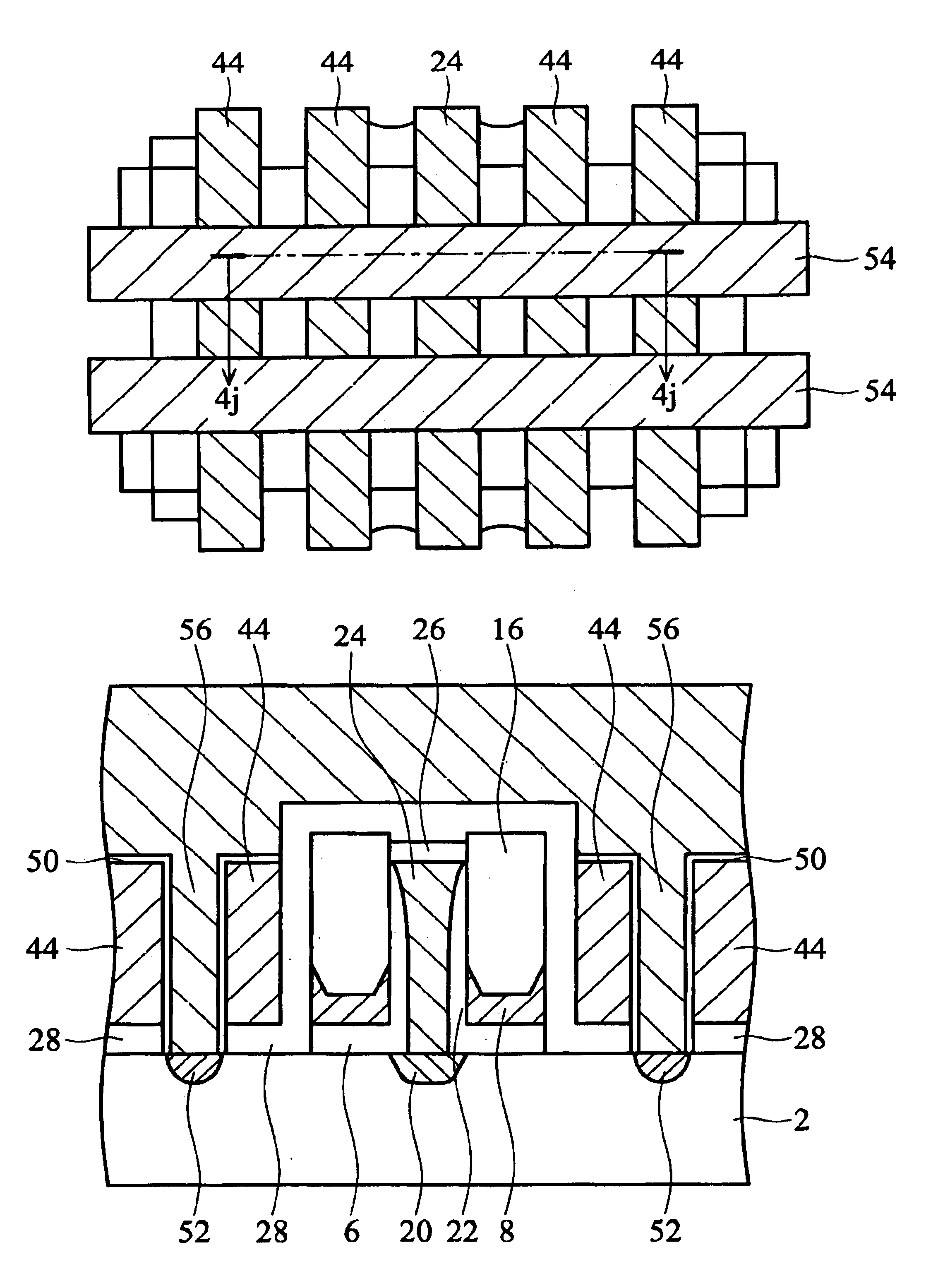 Structure and fabricating method with self-aligned bit line contact to word line in split gate flash