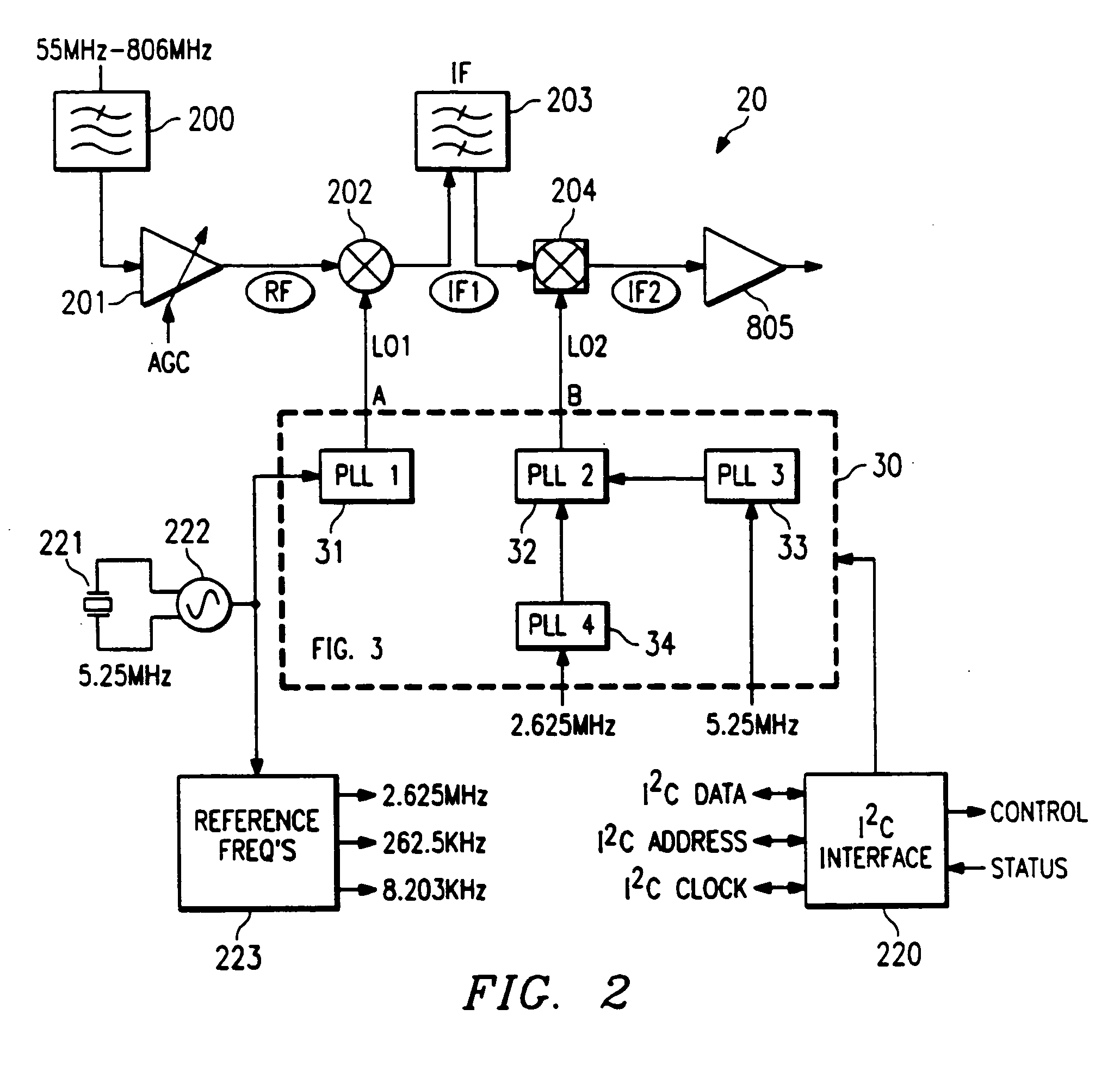 Broadband integrated tuner