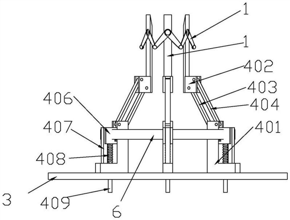 A variable-diameter impact plunge-cutting banana drop-comb device
