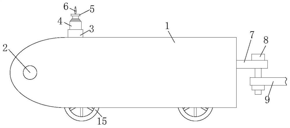 Snakelike motion bionic robot driving system and driving method