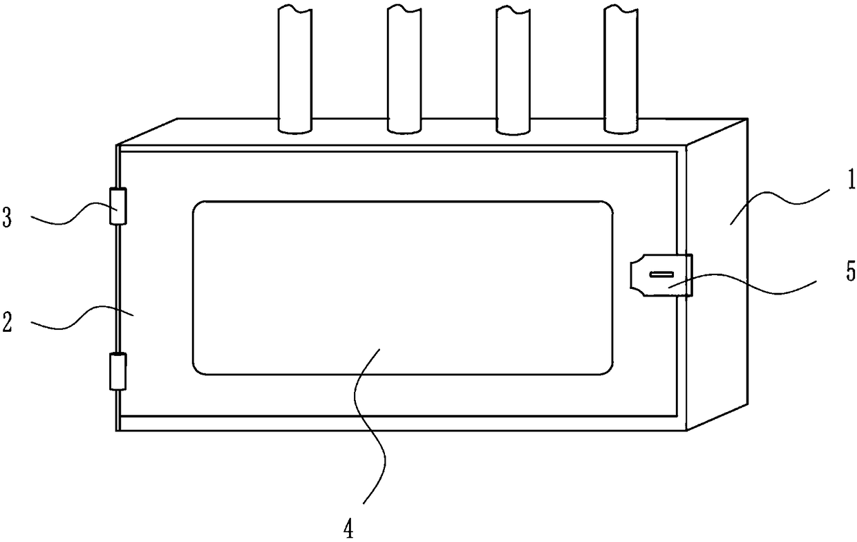 Smart domestic water meter heat insulation box