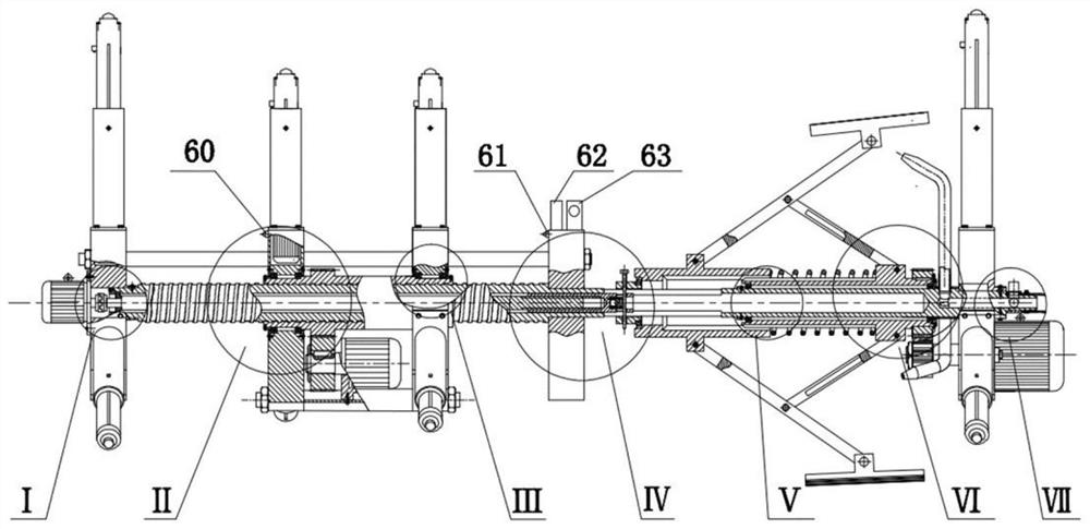 Pipeline wall-climbing cleaning robot