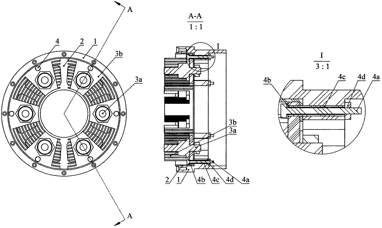 Novel brushless exciter rotor support assembly used for aircraft generator