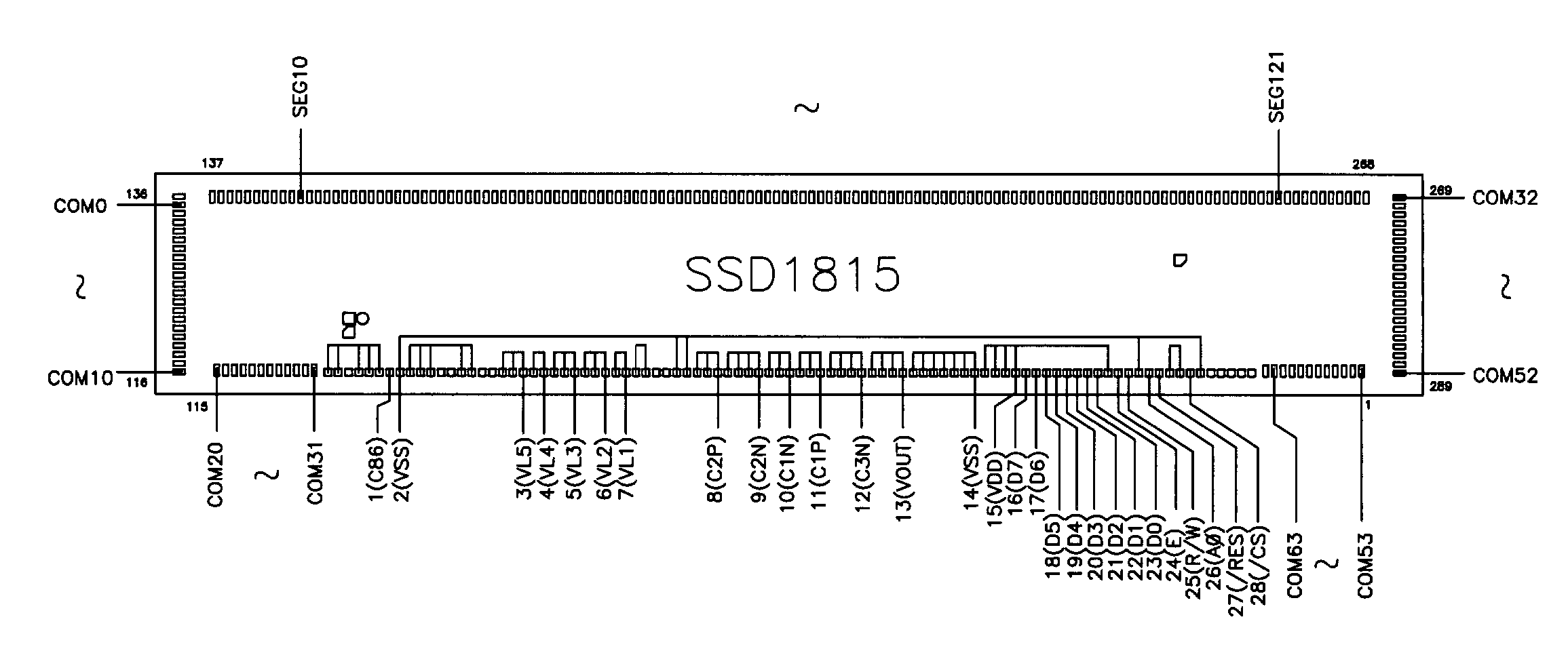 Method of ITO layout to make IC bear the high-volt electrostatic discharge