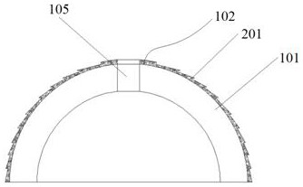 A kind of acetabular cup with bone-like trabecular structure layer and its manufacturing method