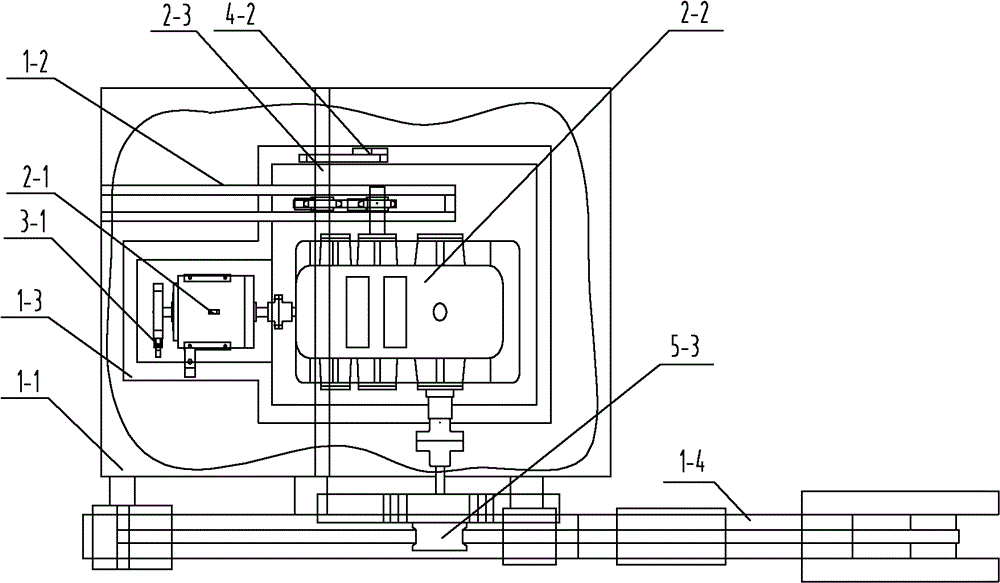 Flexible-transmission composite balanced oil sucking machine