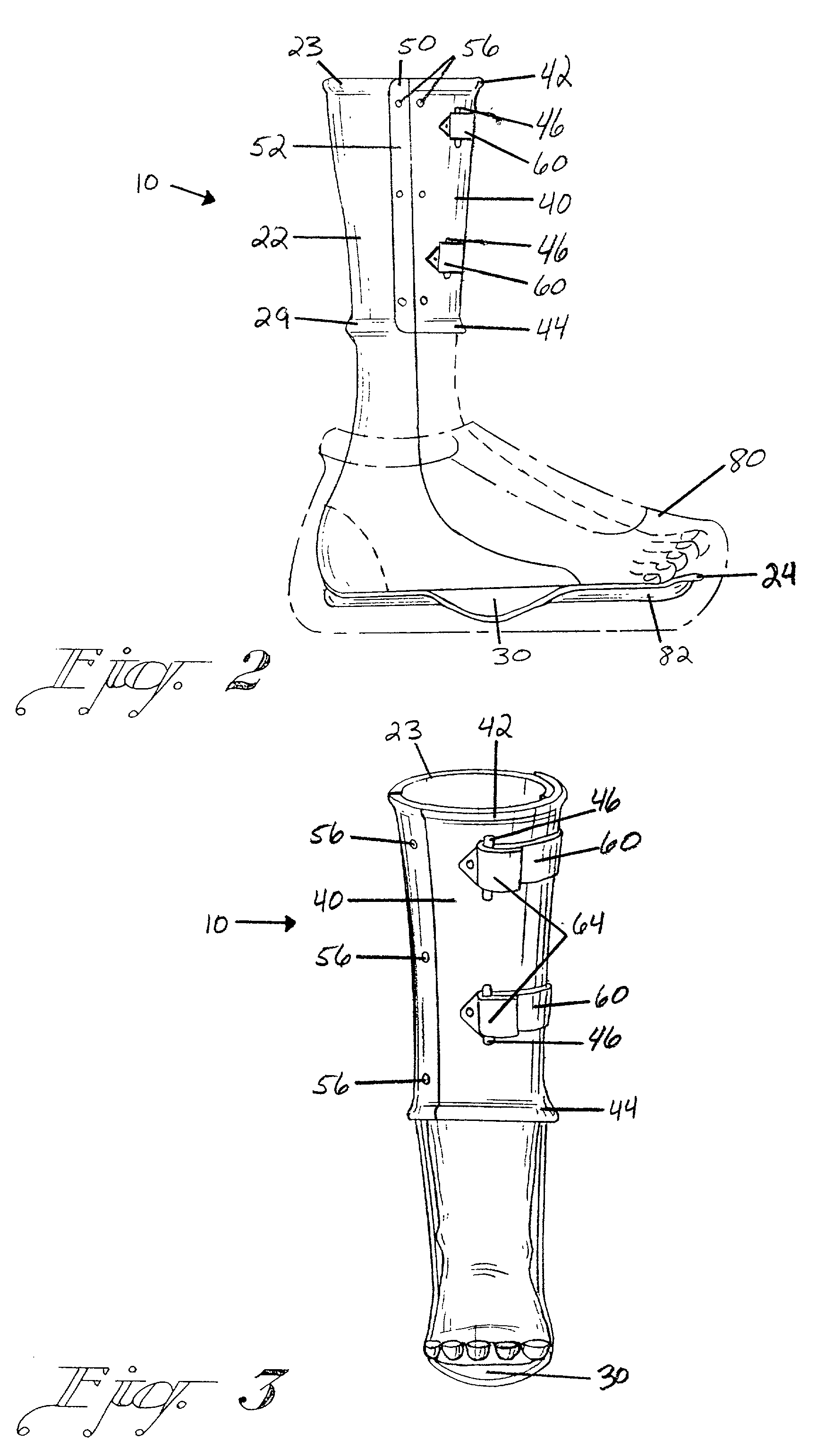 Method and apparatus for the treatment of plantar ulcers and foot deformities