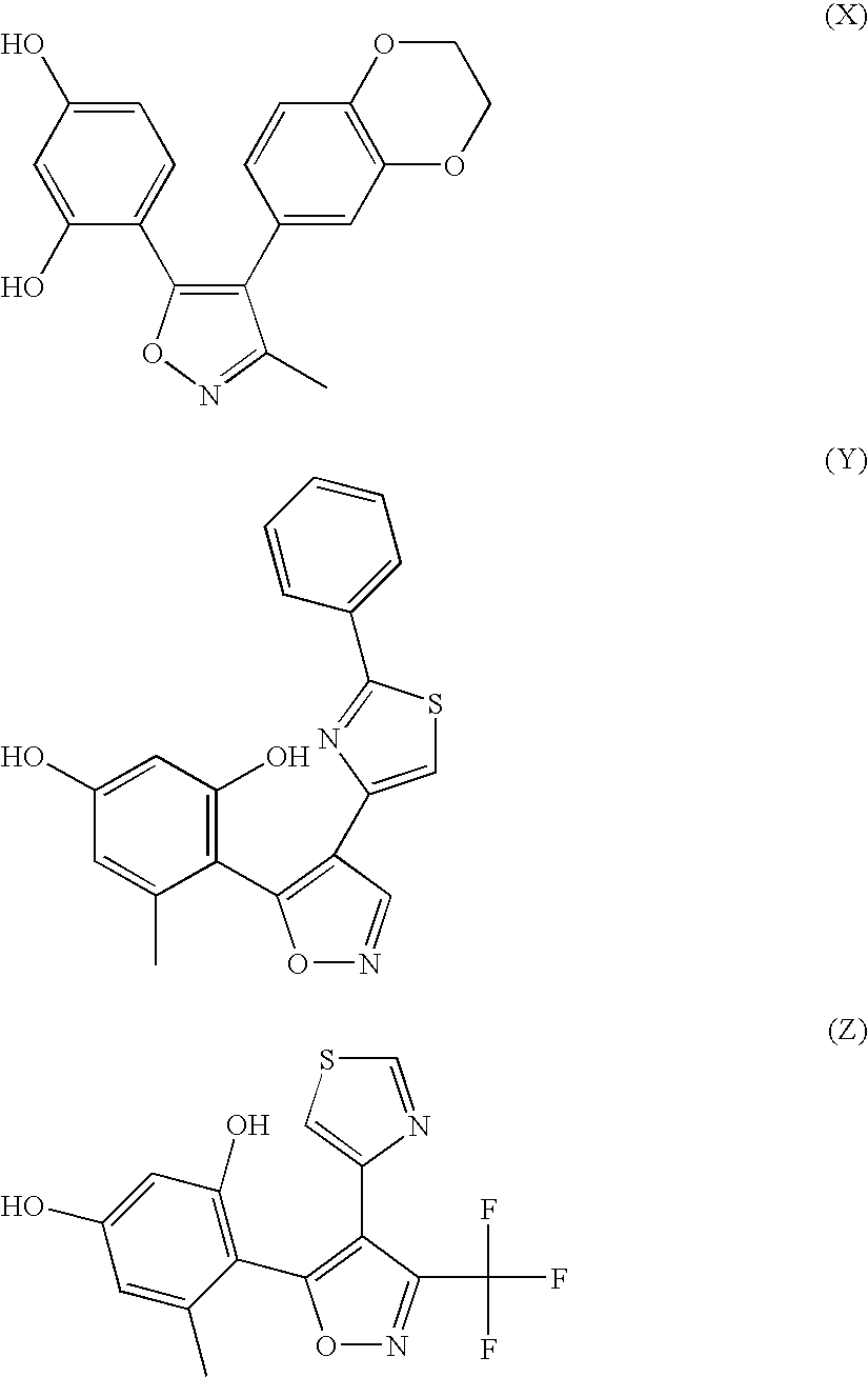 Isoxazole compounds as inhibitors of heat shock proteins