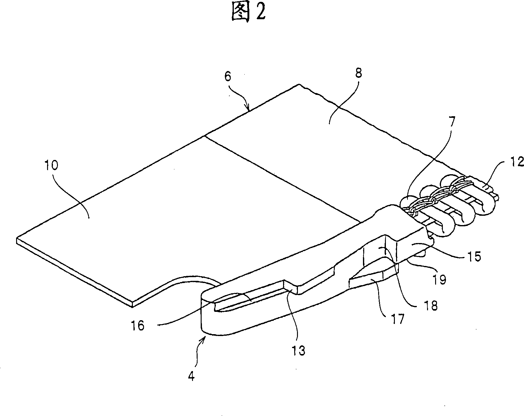 Reverse opening type separable end stop of slide fastener