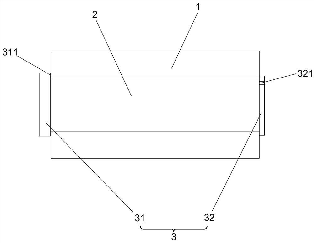 An anti-freezing water tank structure