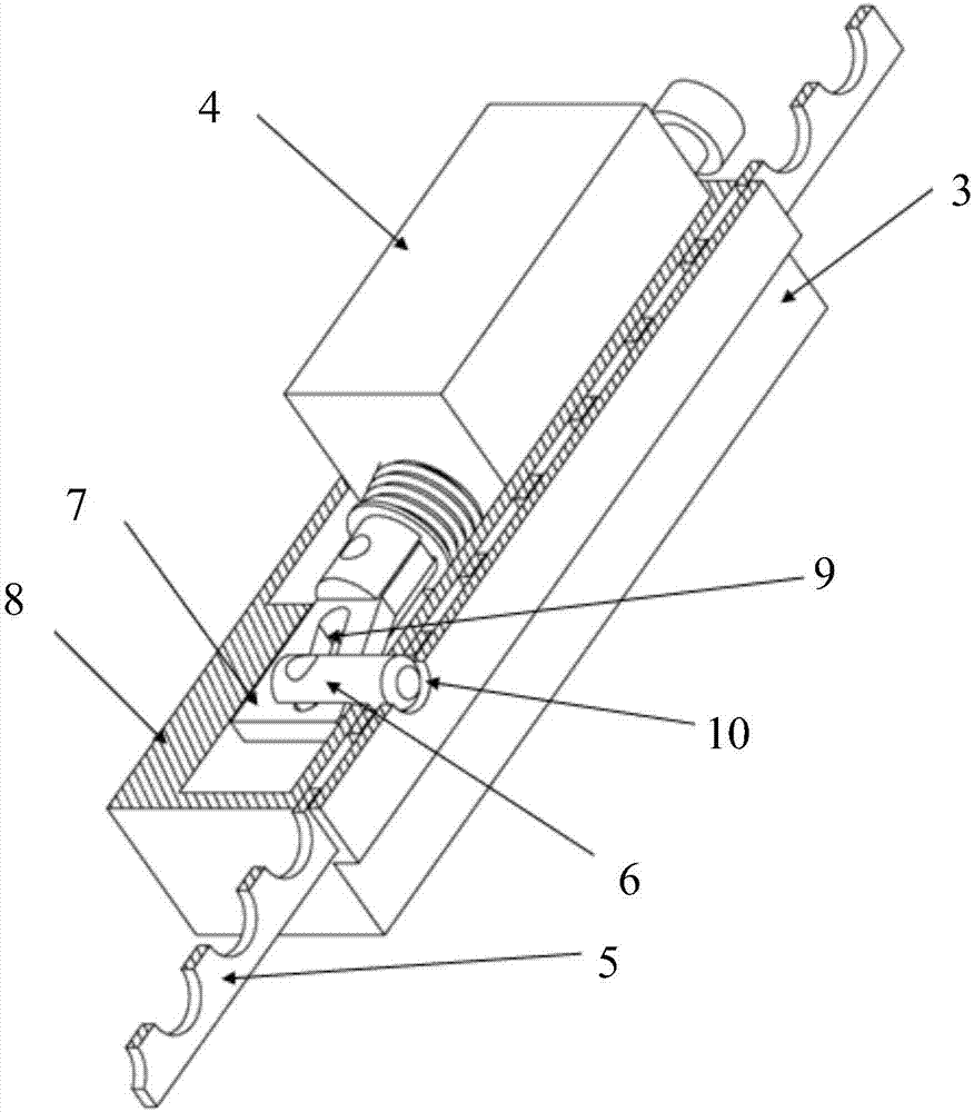 Telescopic armrest rod applied to three-dimensional human body scanning equipment