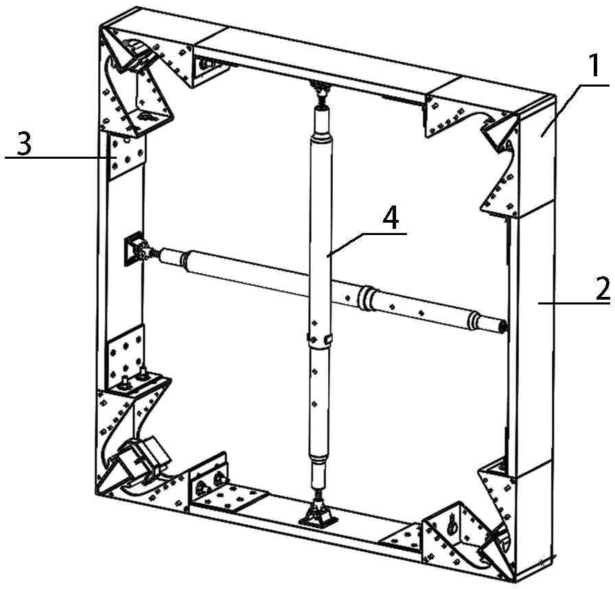 A modular self-adaptive door and window opening adjustable formwork system and its construction method