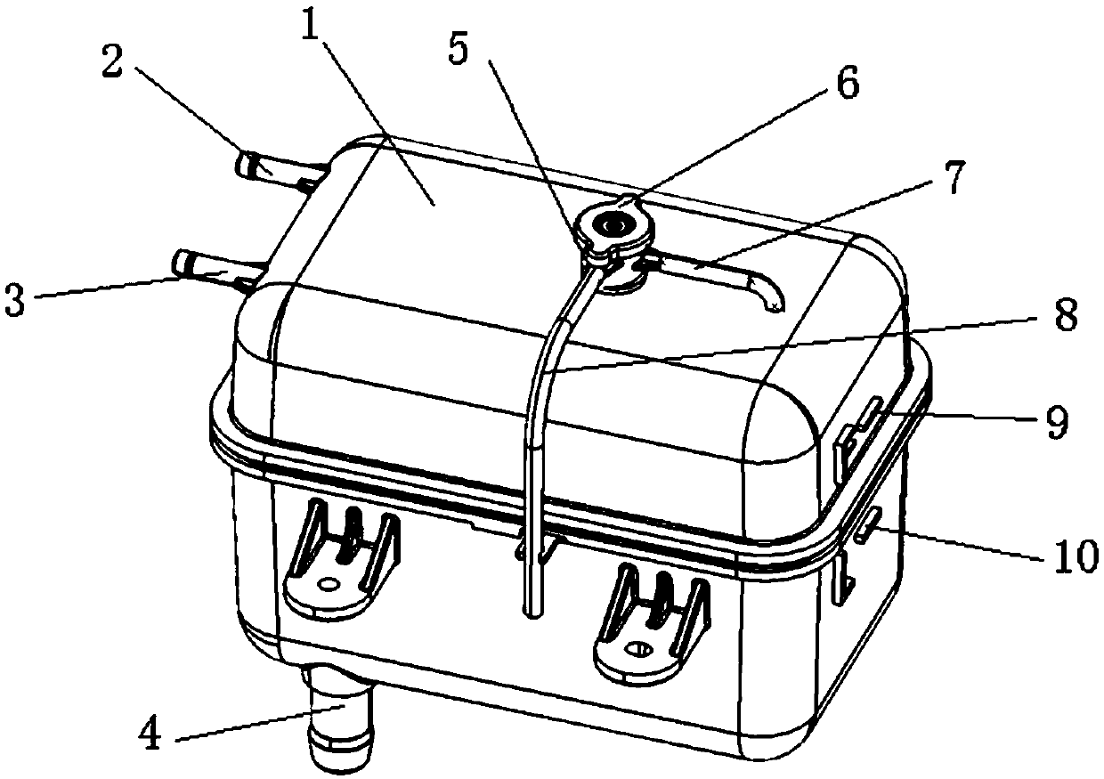 An expansion kettle and its processing method