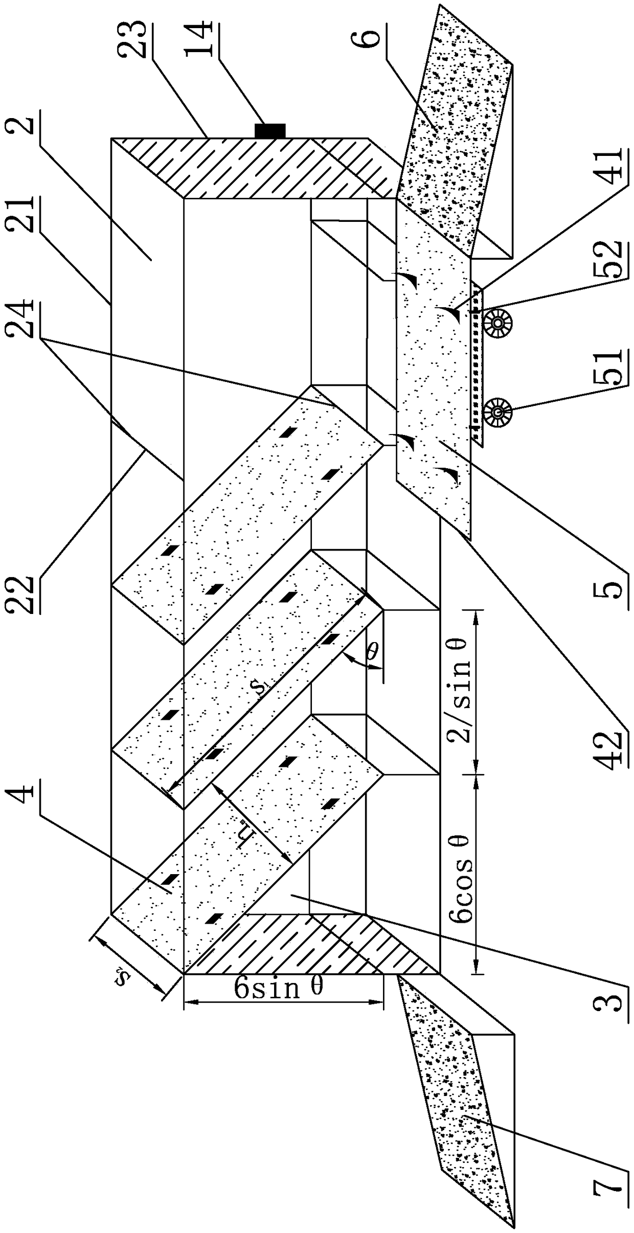 Three-dimensional parking device with vehicle inclined parking and using method thereof