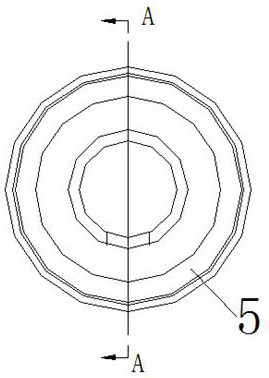 Oil sealing cover structure with thrust function