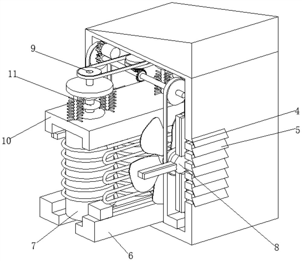 Transformer cooling device