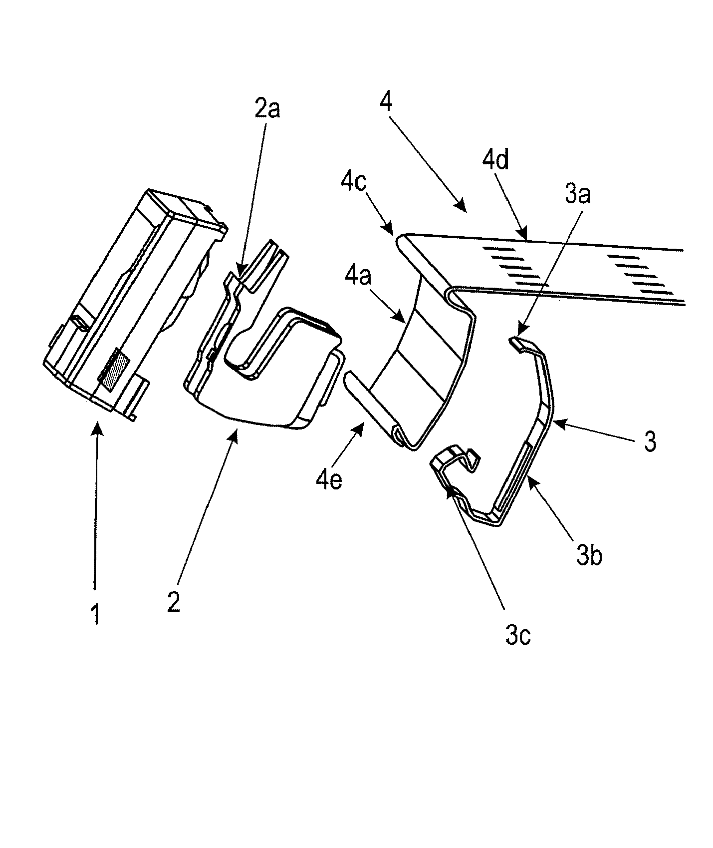 Behind c-channel shelf attachment mechanism