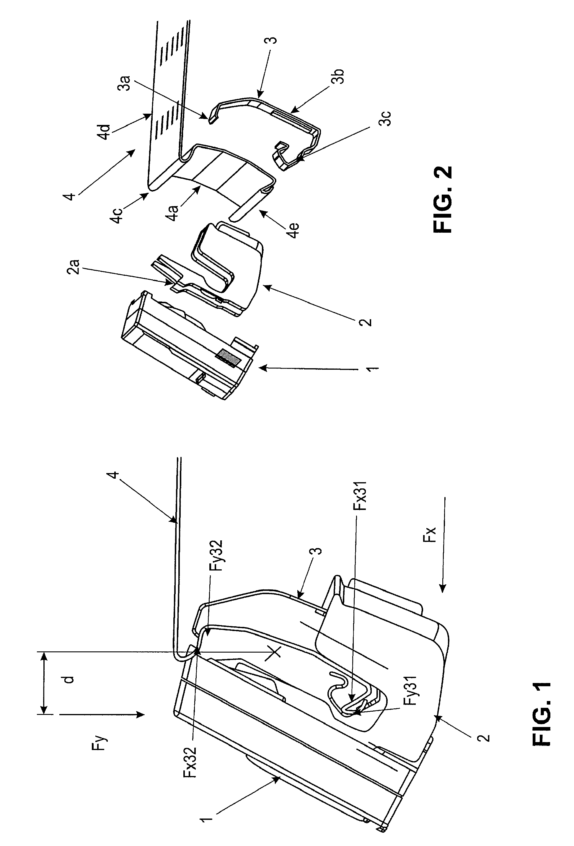 Behind c-channel shelf attachment mechanism