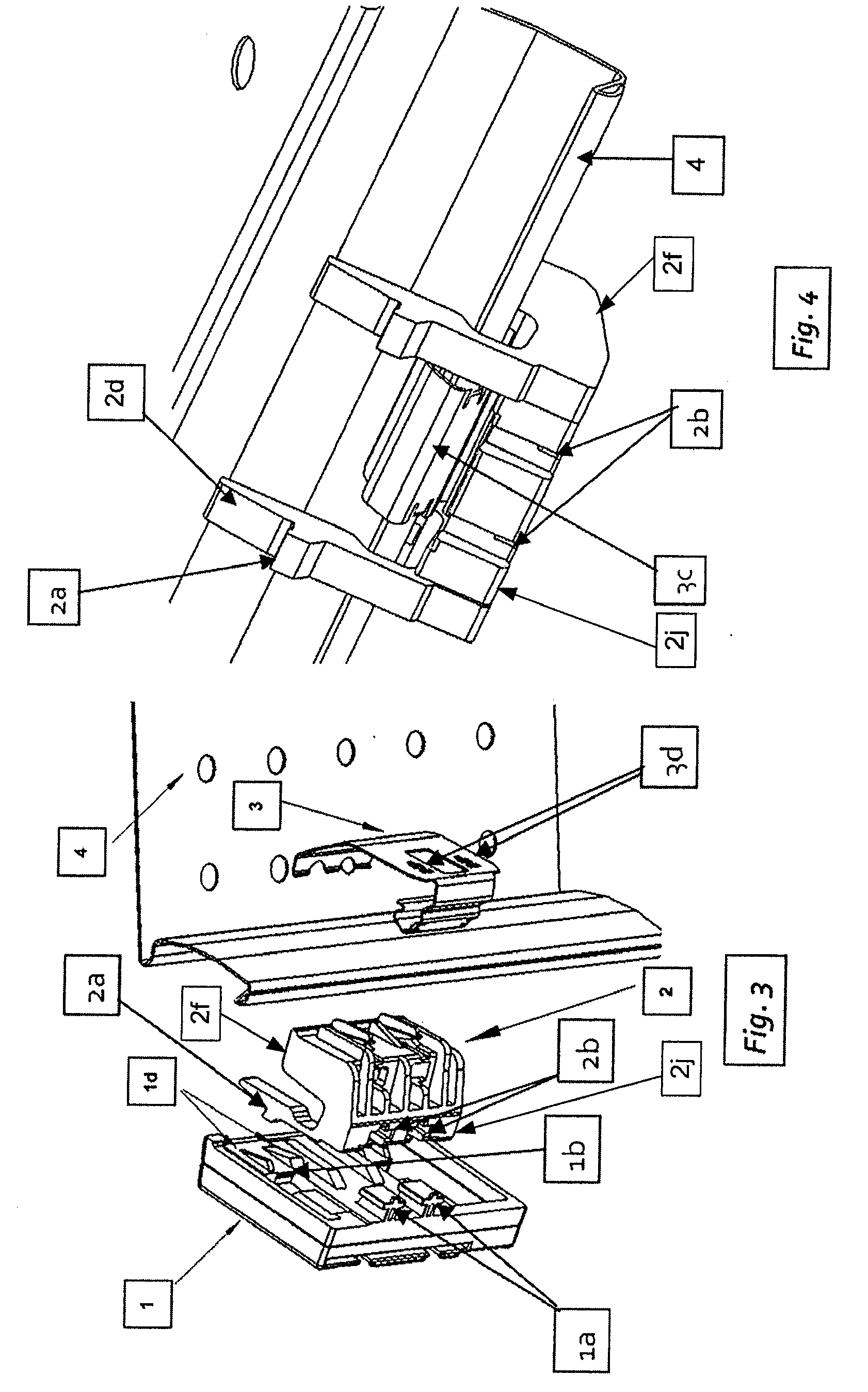 Behind c-channel shelf attachment mechanism