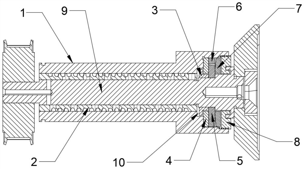 Precise spindle transmission mechanism