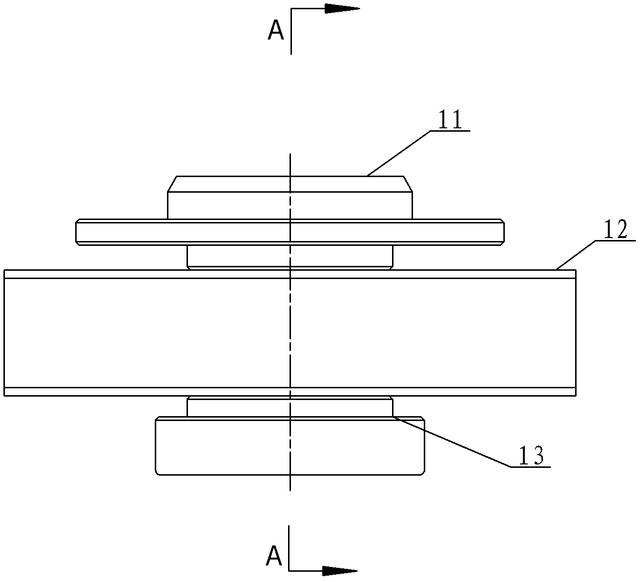 Plate spring component