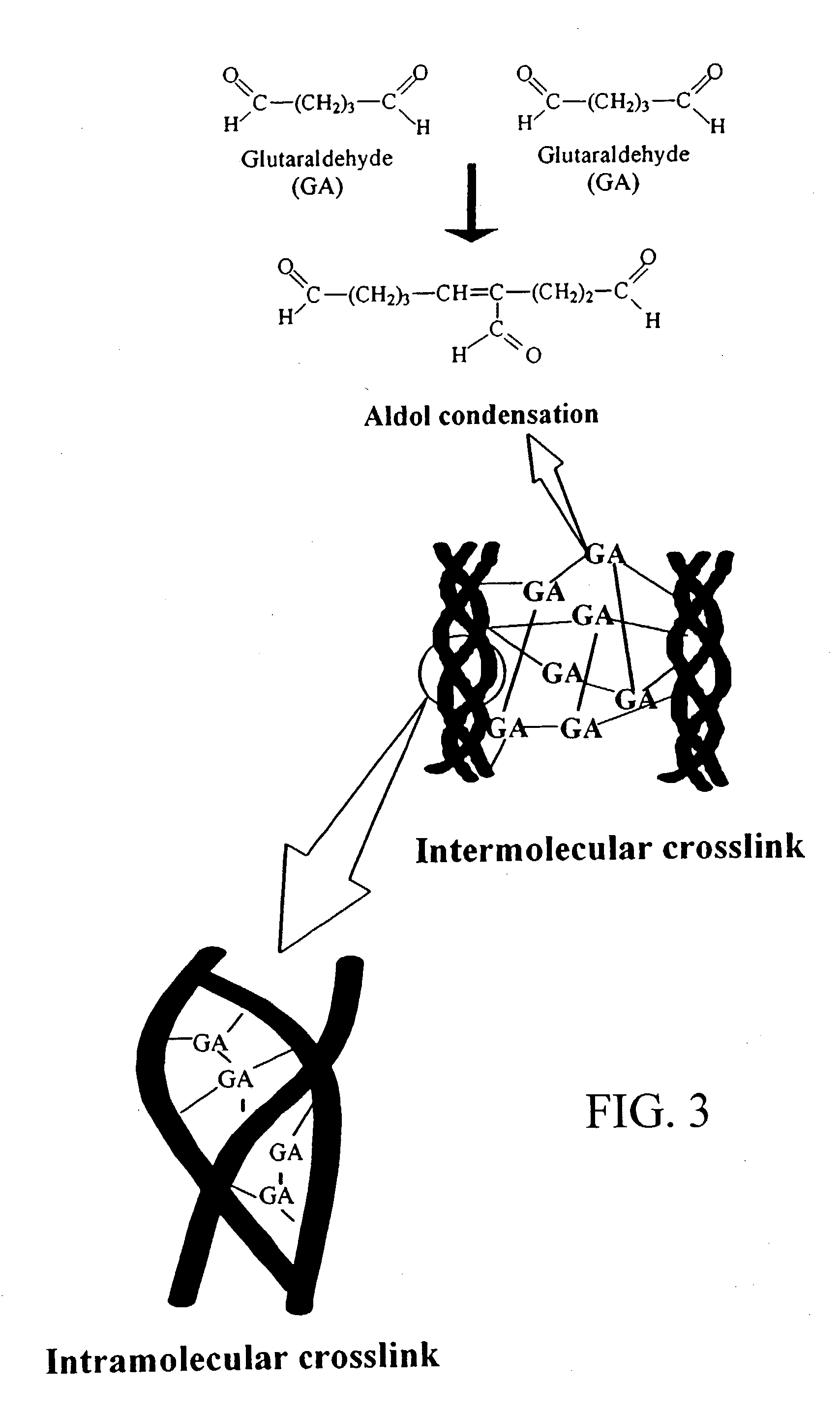 Drug-eluting device chemically treated with genipin