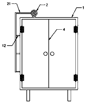 Electronic component switch cabinet