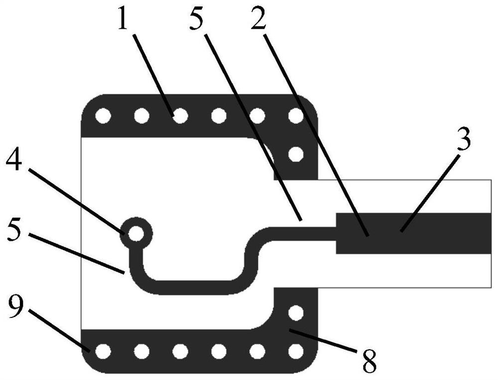 Ring Microstrip Waveguide Converter