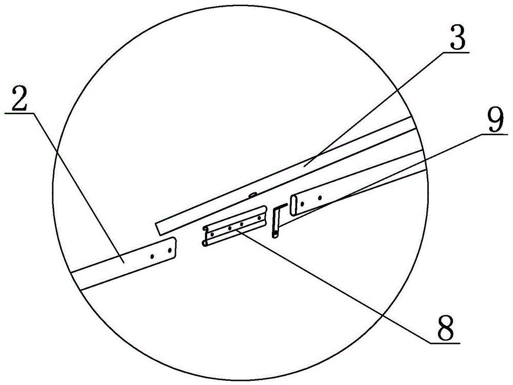 Corner connection structure of a pergola