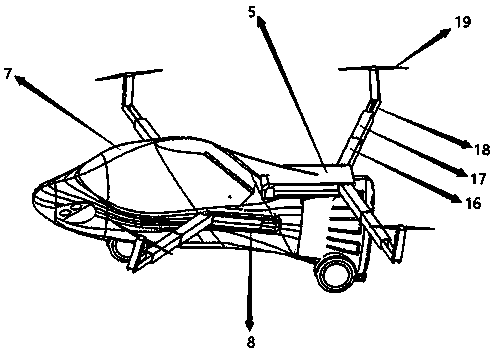 Flying automobile